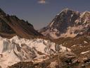 Day 7 : Everest Base Camp.\r\nAs we approached Base Camp, we finally reached the Khumbu Glacier. Before this, we had just seen glacial residue and broken rocks.
